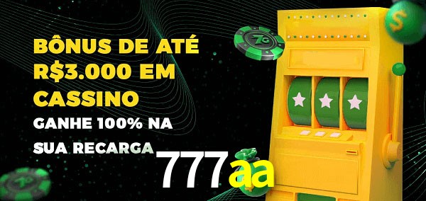777aa melhor bônus de depósito